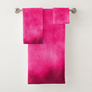 Magenta Sky Cloud-effect Bad Handdoek