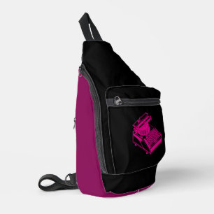 Magenta Type Schrijfmachine Magenta Sling Bag