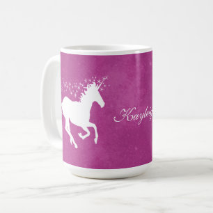 Magenta Unicorn - Aangepaste koffie-Mok Koffiemok