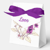 Magenta Vlinderstruik Bedankdoosjes (Voorkant)