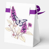 Magenta Vlinderstruik Bedankdoosjes (Achterkant)