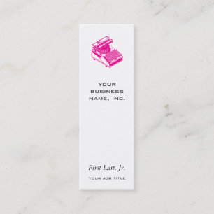 Magenta voor typefrequentie mini visitekaartje