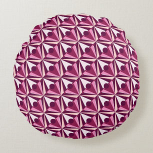 magenta vormen rond kussen