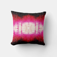 Magenta Wit Rood Zwart Symmetrische Kunst Abstract