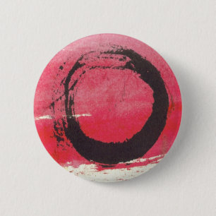 Magenta Zen Circle Ronde Button 5,7 Cm