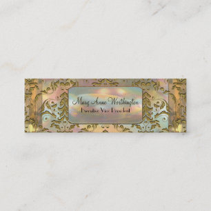 Mager van Astor van Delancey Elegante Mini Visitekaartje