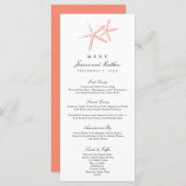 mager zeester | Menu (Voorkant / Achterkant)