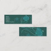 Magere driepoot - mini visitekaartje (Voorkant / Achterkant)