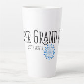 Magere Grand Cafe Latte Cup Mok (Voorkant)