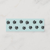 Magere poten - mini visitekaartje (Achterkant)