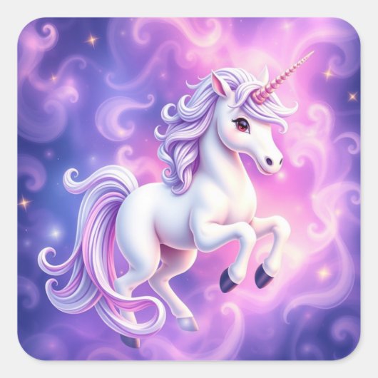 Magestic Unicorn Stickers (Voorkant)