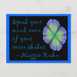 Maggie Kuhn - carte postale