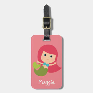 Maggie Mermaid Bagagelabel