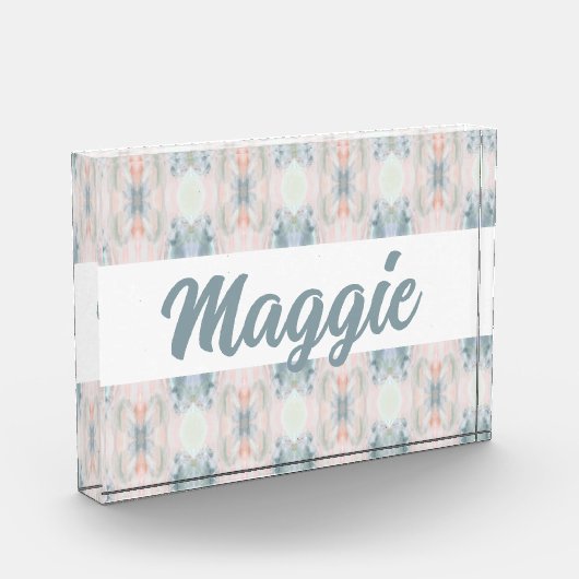 Maggie Print Decoratief Acryl Blok (Links)