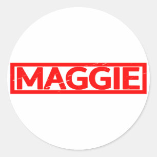 Maggie Stamp Ronde Sticker