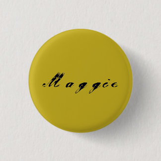 Maggie uit Orphan Black calligrafie Ronde Button 3,2 Cm