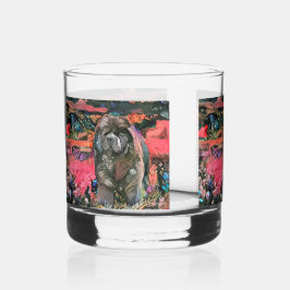 MAGGIE zwarte chow Rocks Glass Whisky Glas