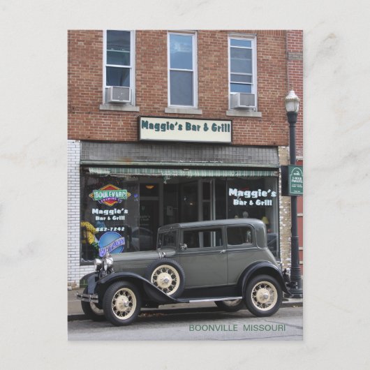 Maggie's Bar & Grill Briefkaart (Voorkant)