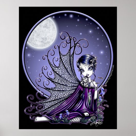 Maggy Blue Moon Schattig Fairy Poster (Voorkant)