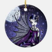 "Maggy" Gothic Moon Fairy Ornament (Achterkant)