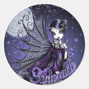 "Maggy" Stickers Victoriaans Gothic Moon Light Fai