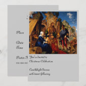 Magi Worship Baby Jesus Kaart (Voorkant / Achterkant)