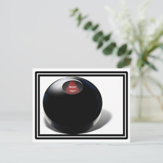Magic 8 Ball Briefkaart (Staand voorkant)