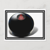 Magic 8 Ball Briefkaart (Voorkant)