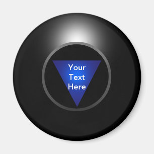 Magic 8 Ball - Jouw tekst Magneet