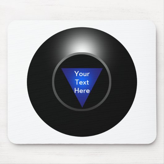 Magic 8 Ball - Jouw tekst Muismat (Voorkant)