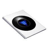 Magic 8 Ball - Jouw tekst Notitieboek (Rechterzijde)