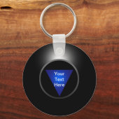 Magic 8 Ball - Jouw tekst Sleutelhanger (Voorkant)