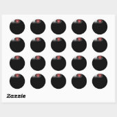 Magic 8 Ball zegt: "Outlook is Good" Ronde Sticker (Vel)