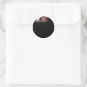 Magic 8 Ball zegt: "Outlook is Good" Ronde Sticker (Tas)