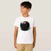 Magic 8 Ball zegt: "Wil je het echt weten?" T-shirt (Voorkant volledig)