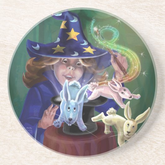 Magic Act Zandsteen Onderzetter (Voorkant)