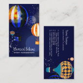 Magic Air Balloons Event Planner Visitekaartje (Voorkant / Achterkant)
