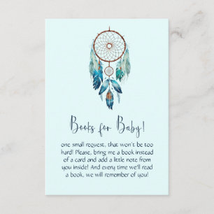 Magic Aquamarine Dreamcatcher Boeken voor Baby Informatiekaartje