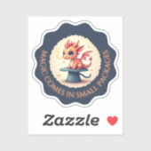 Magic arrive en petits paquets - Sticker Dragon (Feuille)