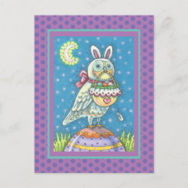 MAGIC BARN OWL & EASTER BASKET, HOLIDAIR BRIEFKAAR BRIEFKAART