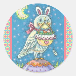 MAGIC BARN OWL & EASTER EGG BASKET, BIRD STICKERS