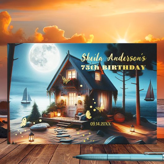 Magic Beach House Dream Anniversaire Real Foil