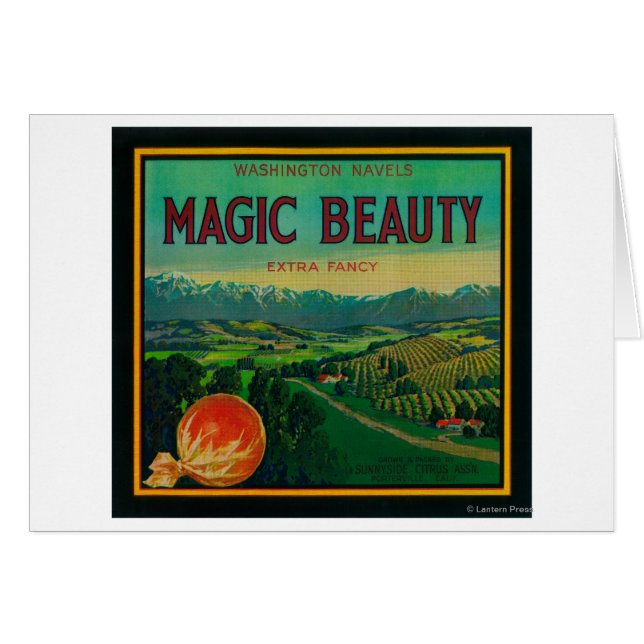 Magic Beauty Orange LabelPorterville, CA (Devant horizontal)