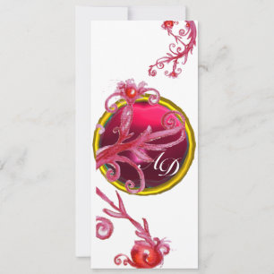 MAGIC BERRIES 4,MONOGRAM blue aquamarine Kaart