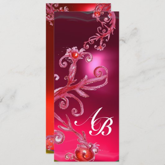 MAGIC BERRIES 4,MONOGRAM Red ruby Kaart (Voorkant / Achterkant)