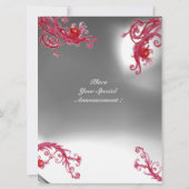 MAGIC BERRIES 4,MONOGRAM rood wit kristal Kaart (Achterkant)