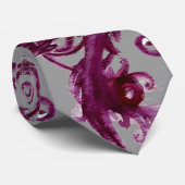 MAGIC BERRIES Fantasy Floral Swirls Stropdas (Opgerold)