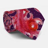 MAGIC BERRIES Fantasy Floral Swirls Stropdas (Opgerold)