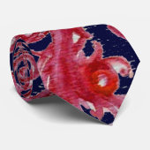 MAGIC BERRIES Fantasy Floral Swirls Stropdas (Opgerold)