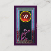 MAGIC BERRIES gem MONOGRAM blue Visitekaartje (Achterkant)